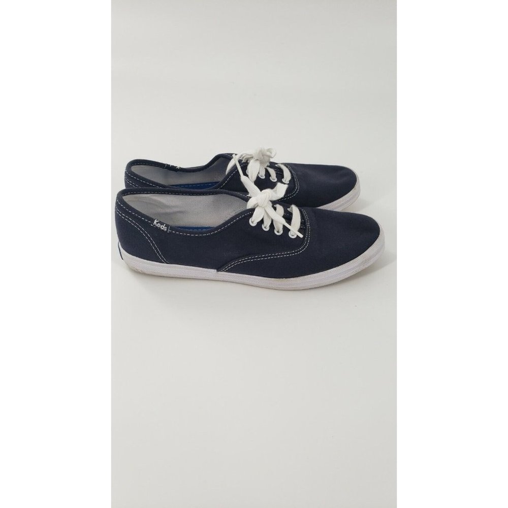 Keds Champion Originals Women Sz 7 Classic Sneakers Blue Canva Comfort
